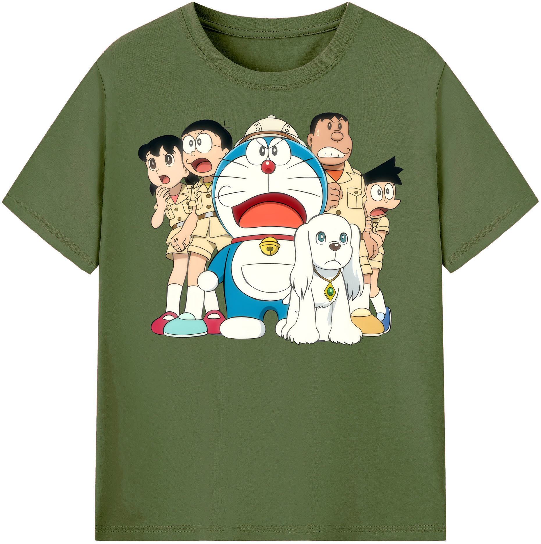（画像用） ドラえもん Doraemon 綿100％半袖Tシャツ（フロントプリント）